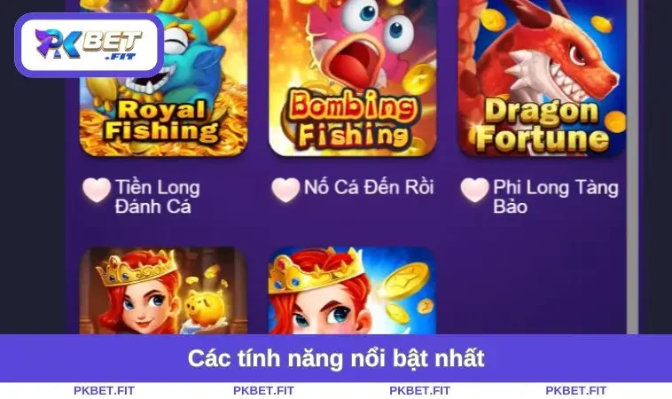 Bắn Cá PKBET 2 Các tính năng nổi bật nhất