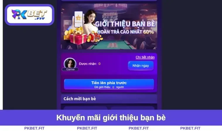 Khuyến Mãi PKBET 3 Khuyến mãi giới thiệu bạn bè