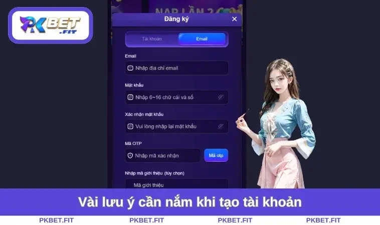 Đăng Ký PKBET 3 Vài lưu ý cần nắm